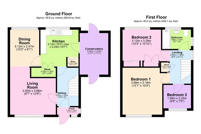 3 bed semi-detached house