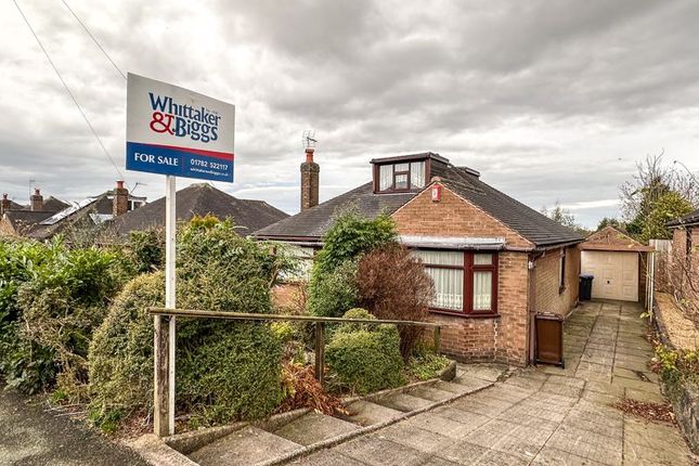 Northfield Drive, Biddulph.  ST8 7DU 3 bed detached bungalow for sale