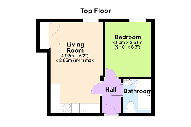 1 bed flat