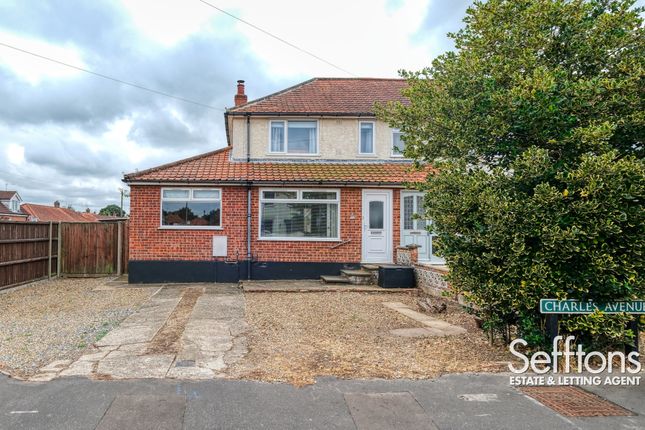 Charles Avenue, Norwich, Norfolk 3 bed end of terrace house for sale