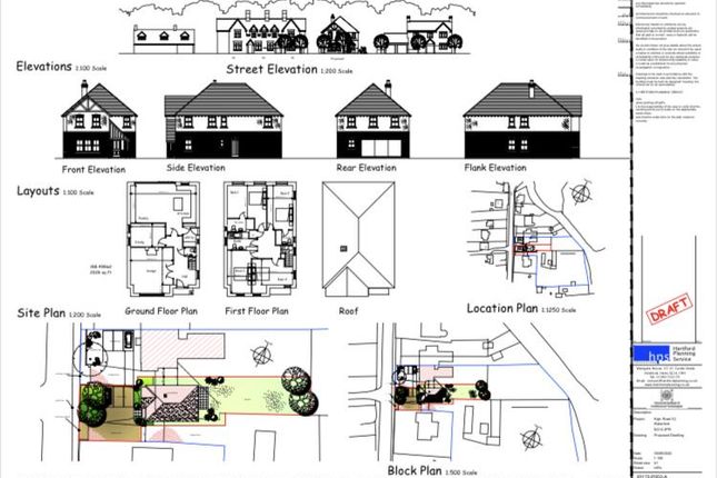 High Road, Hertford SG14 4 bed property with land for sale