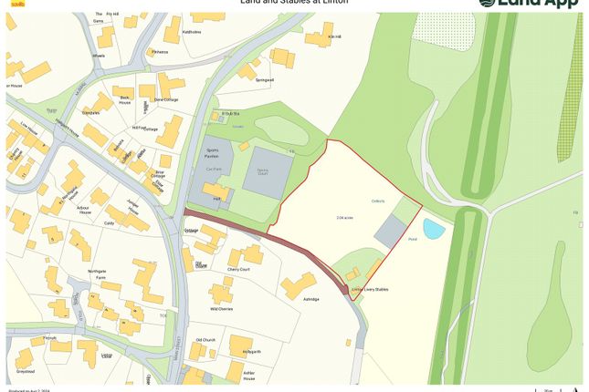 Land and Stables At Linton, Main... Equestrian property for sale