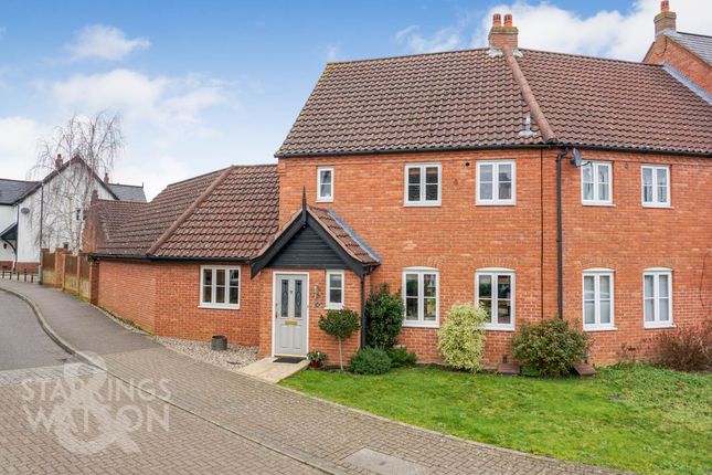 Blackthorn Way, Poringland, Norwich 3 bed end of terrace house for sale