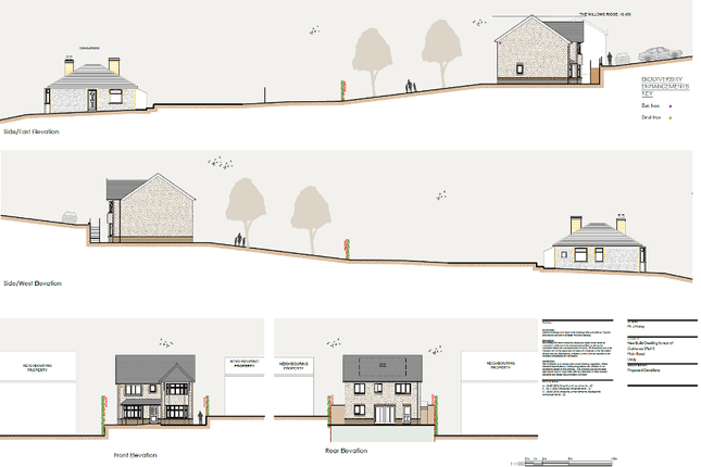 LAND with PLANNING APPROVAL The... 4 bed detached house for sale
