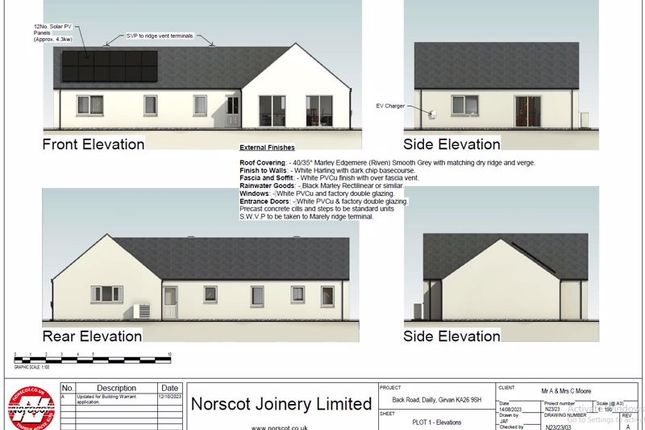 Land at Back Road, Dailly Plot for sale
