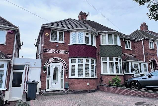 Perry Wood Road, Birmingham B42 3 bed semi