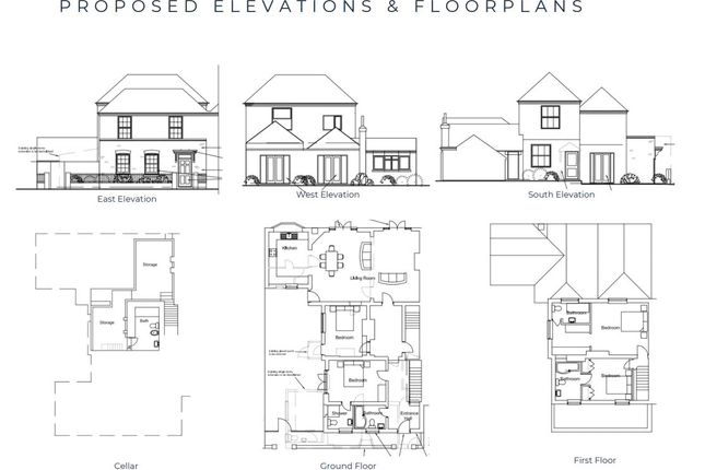 St Pauls Road, Chichester, West... 4 bed link detached house for sale