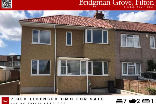 Bridgman Grove, Bristol, BS34 7 bed end of terrace house for sale
