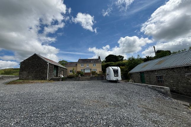 Crugybar, Llanwrda, SA19 4 bed property with land for sale