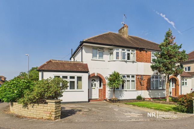 Rhodrons Avenue, Chessington, Surrey.... 3 bed semi