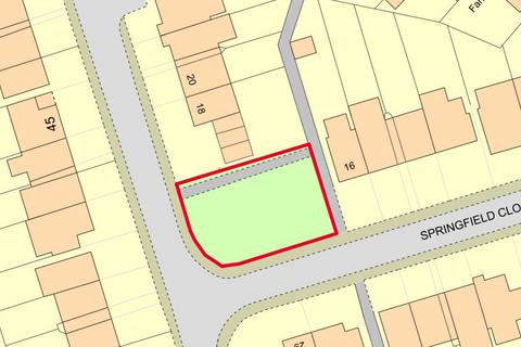 Land at Springfield Close, The... Land for sale