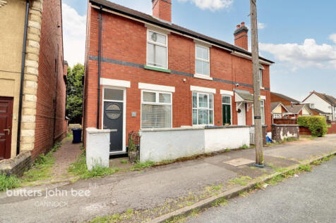 St Johns Road, Cannock 3 bed end of terrace house for sale