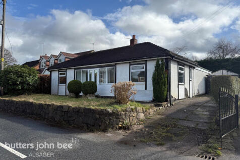 Station Road, Scholar Green 3 bed detached bungalow for sale