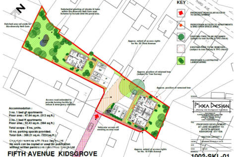 Fifth Avenue, Newcastle under Lyme Land for sale