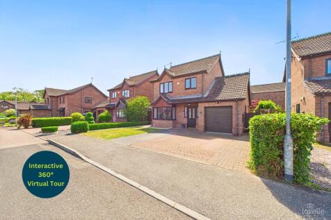 The Bridles, North Lincolnshire DN19 3 bed detached house for sale