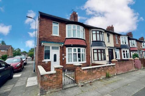 Connaught Road, Middlesbrough 3 bed end of terrace house for sale