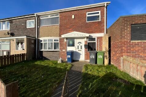 Masefield Drive, South Shields, Tyne... 3 bed end of terrace house for sale