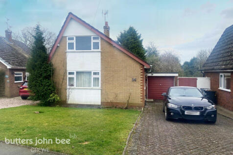 Lear Drive, Crewe 2 bed detached bungalow for sale