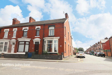 Hungerford Road, Crewe 3 bed end of terrace house for sale