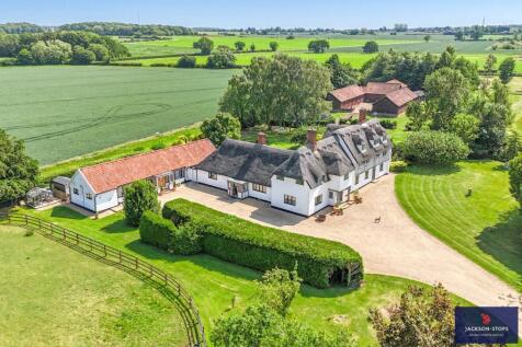 Denham, Bury St Edmunds, Suffolk, IP29 8 bed equestrian property for sale