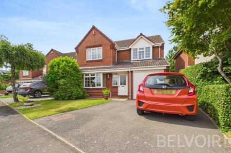 Haresfield, Bicton Heath, Shrewsbury... 4 bed detached house for sale
