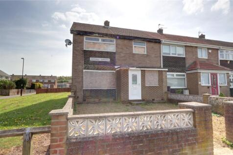 Airedale Gardens, Houghton Le Spring DH5 3 bed end of terrace house for sale