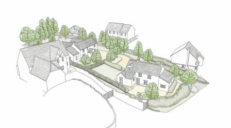 The Street, Liddington, SN4 3 bed property with land for sale