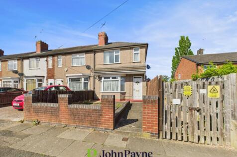 Tonbridge Road, Whitley, Coventry, CV3 2 bed end of terrace house for sale