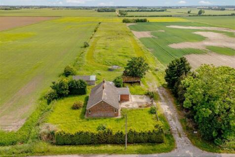 West Fen, Stickney, Boston... 4 bed detached bungalow for sale