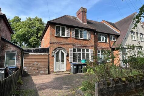 207 School Road, Hall Green... 3 bed end of terrace house for sale