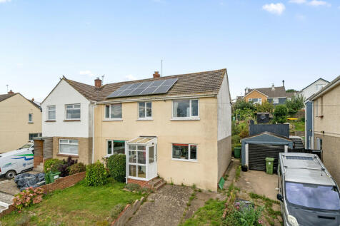 Oakland Road, Newton Abbot, TQ12 4EF 3 bed semi